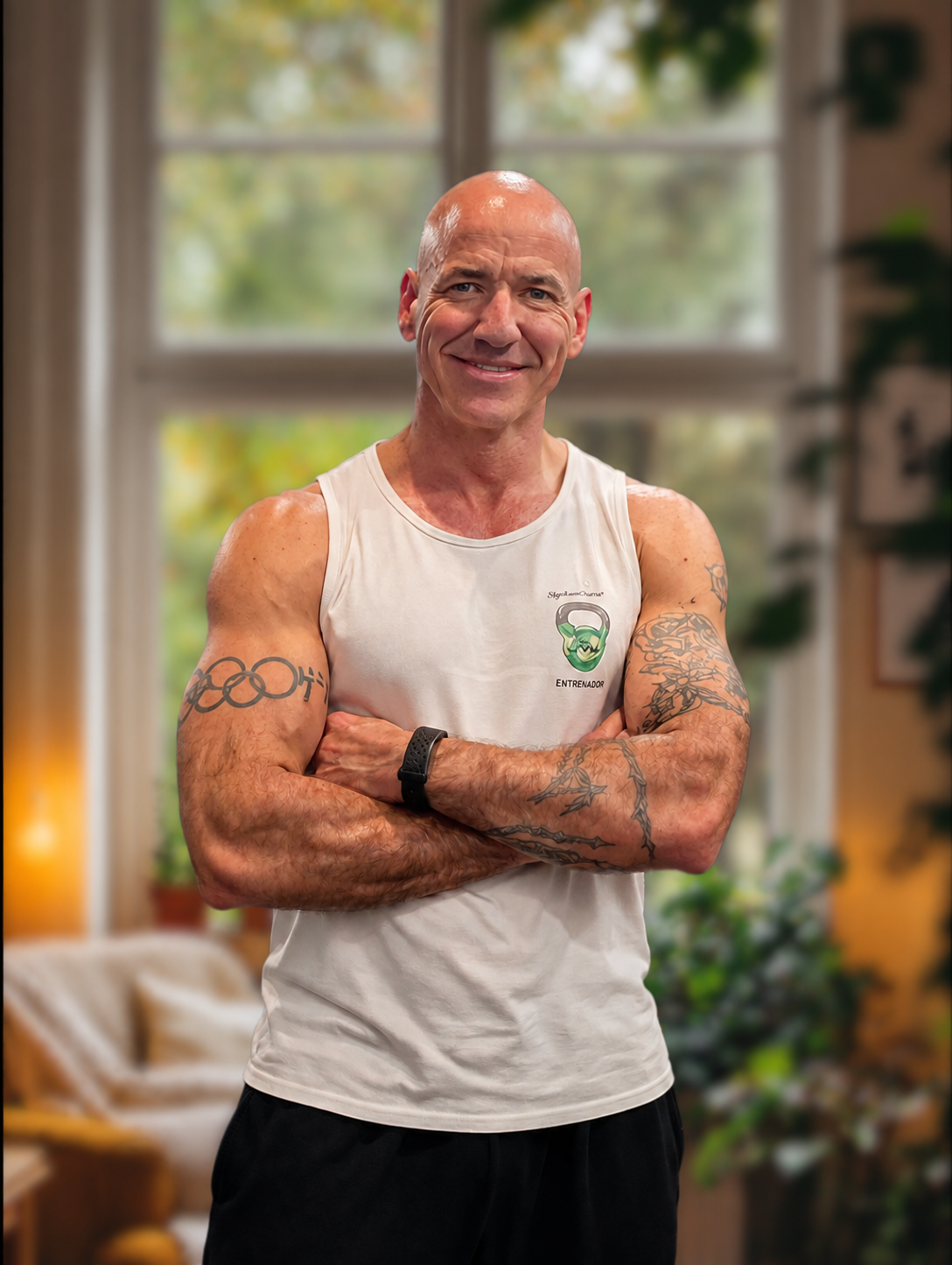 Rafa en casa